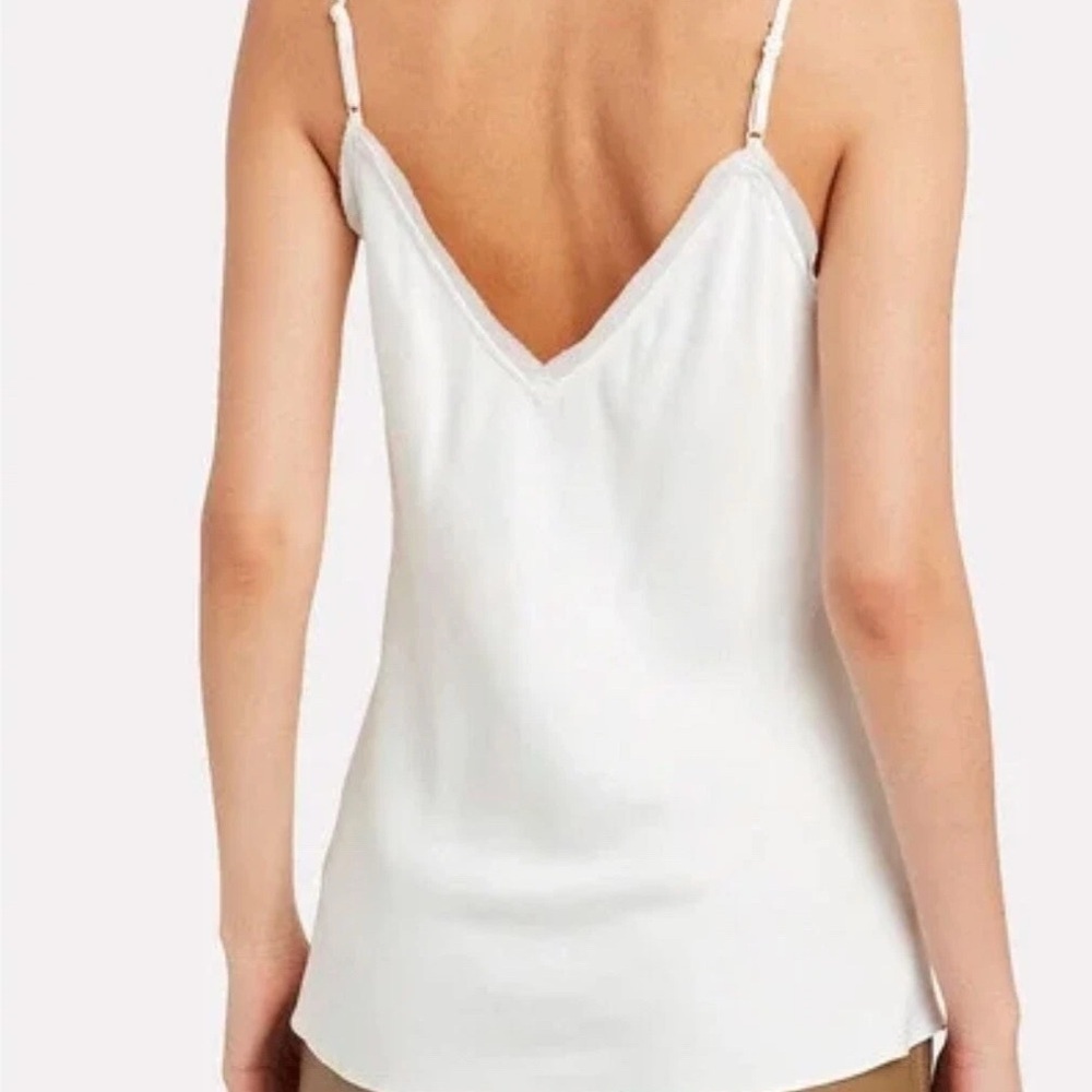 FRAME Off-White | Satin Camisole / Tank | - Picture 3 of 7